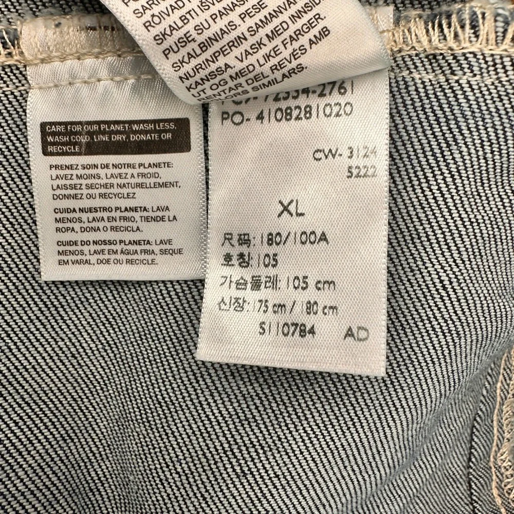 Levi Strauss Co Mens XL Trucker Jacket Dark Wash Denim XL NEW W/TAGS! - Picture 9 of 13